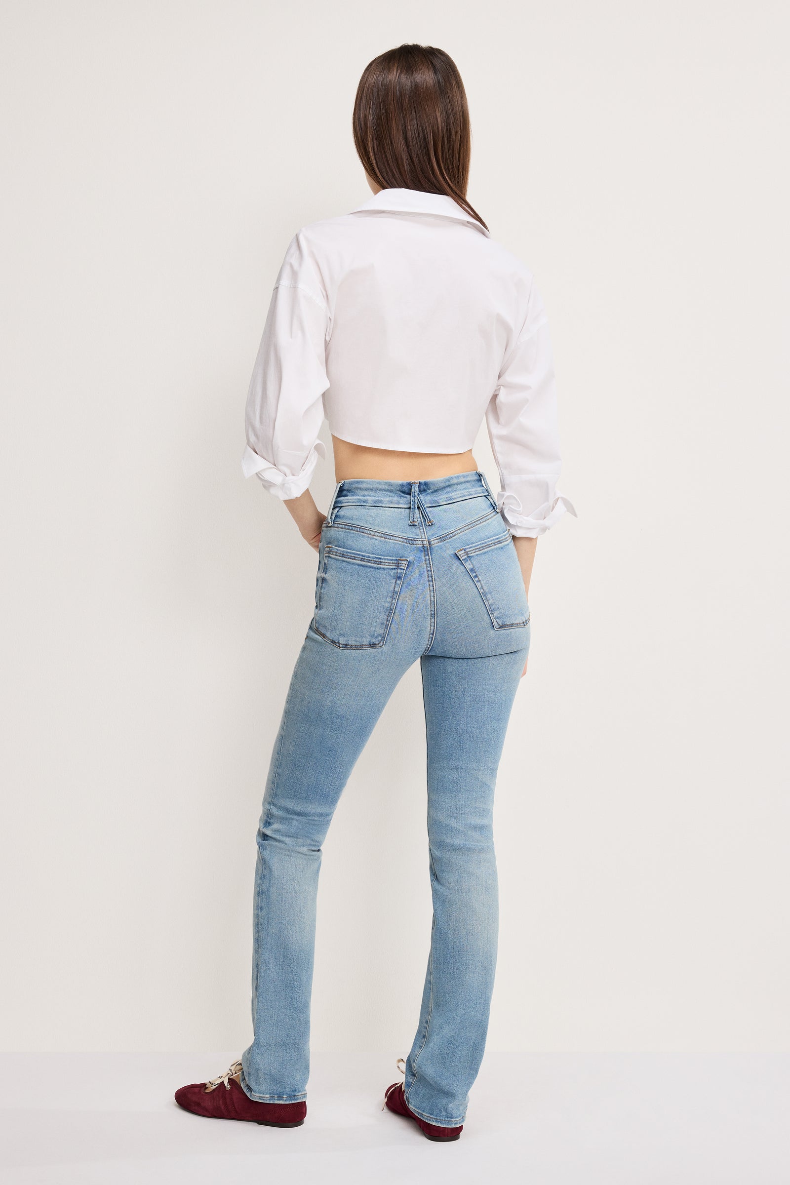 GOOD LEGS STRAIGHT JEANS LONG | INDIGO834