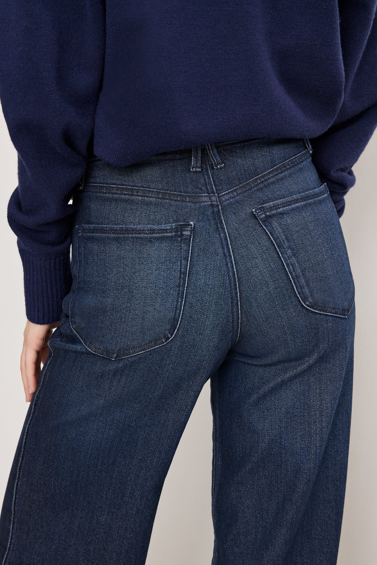SOFT TECH GOOD WAIST PALAZZO JEANS | INDIGO501