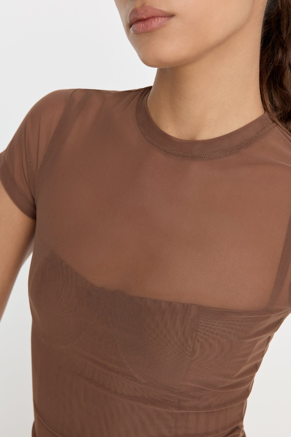 MESH BABY TEE | SADDLEWOOD