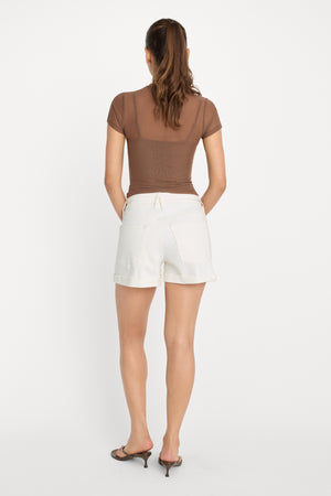 GOOD GIRLFRIEND SHORTS | WHITE001
