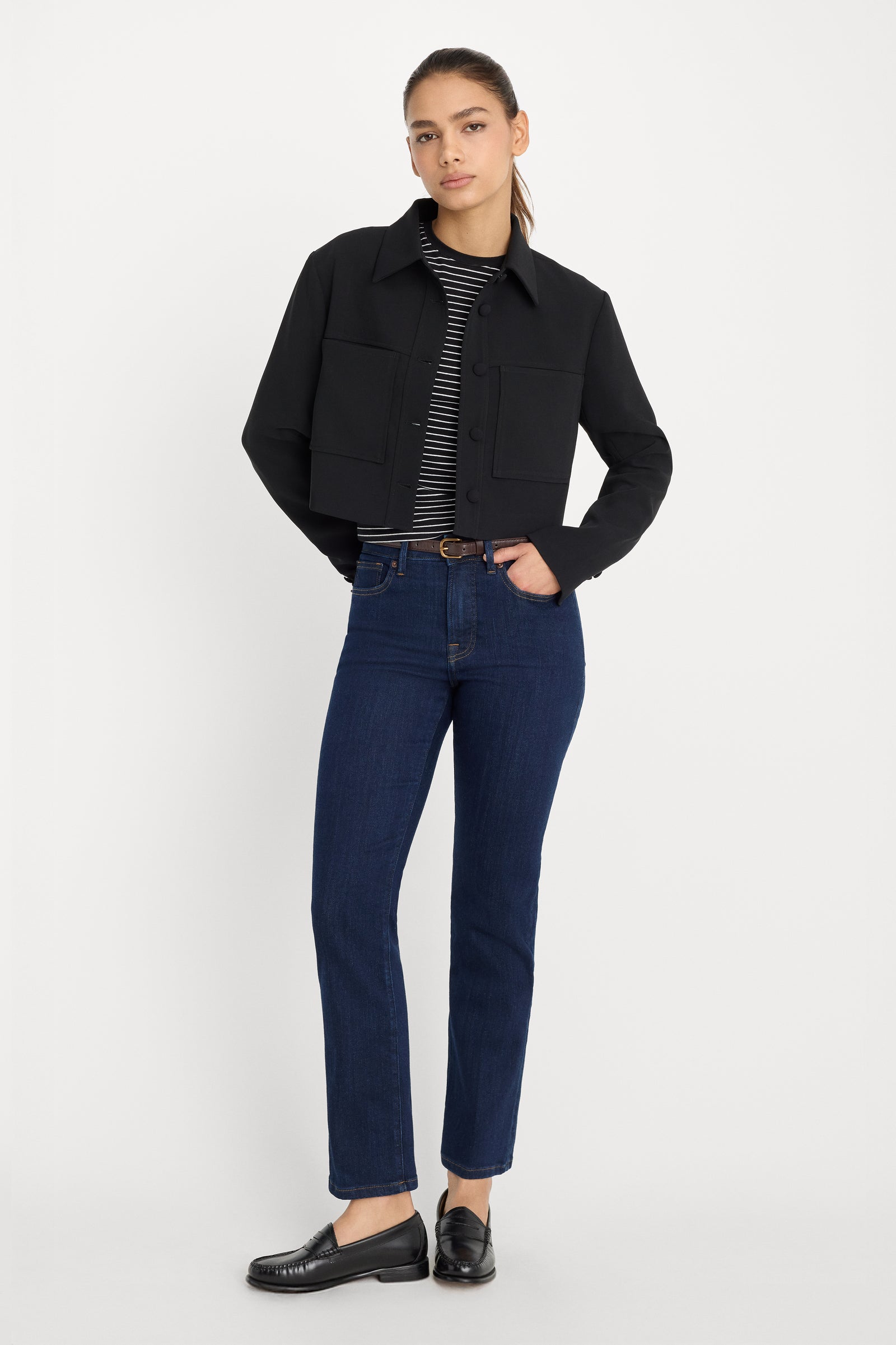 GOOD LEGS STRAIGHT JEANS | INDIGO1153