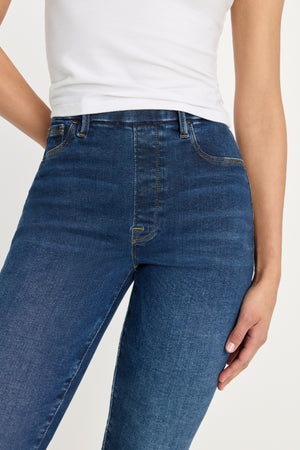 POWER STRETCH PULL-ON SKINNY JEANS | INDIGO491