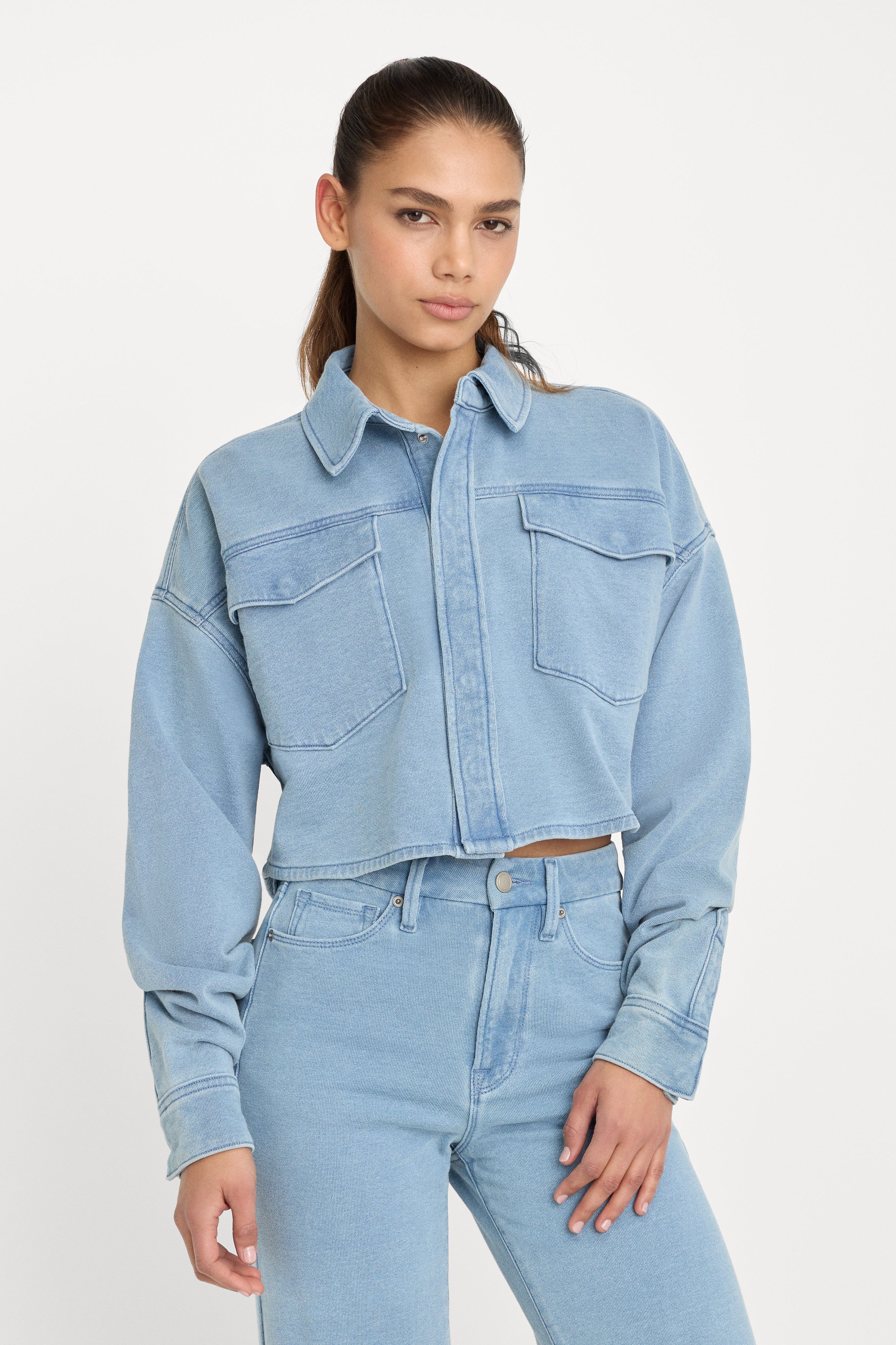 JEANIUS CROP PALAZZO | INDIGO376 – GOOD AMERICAN