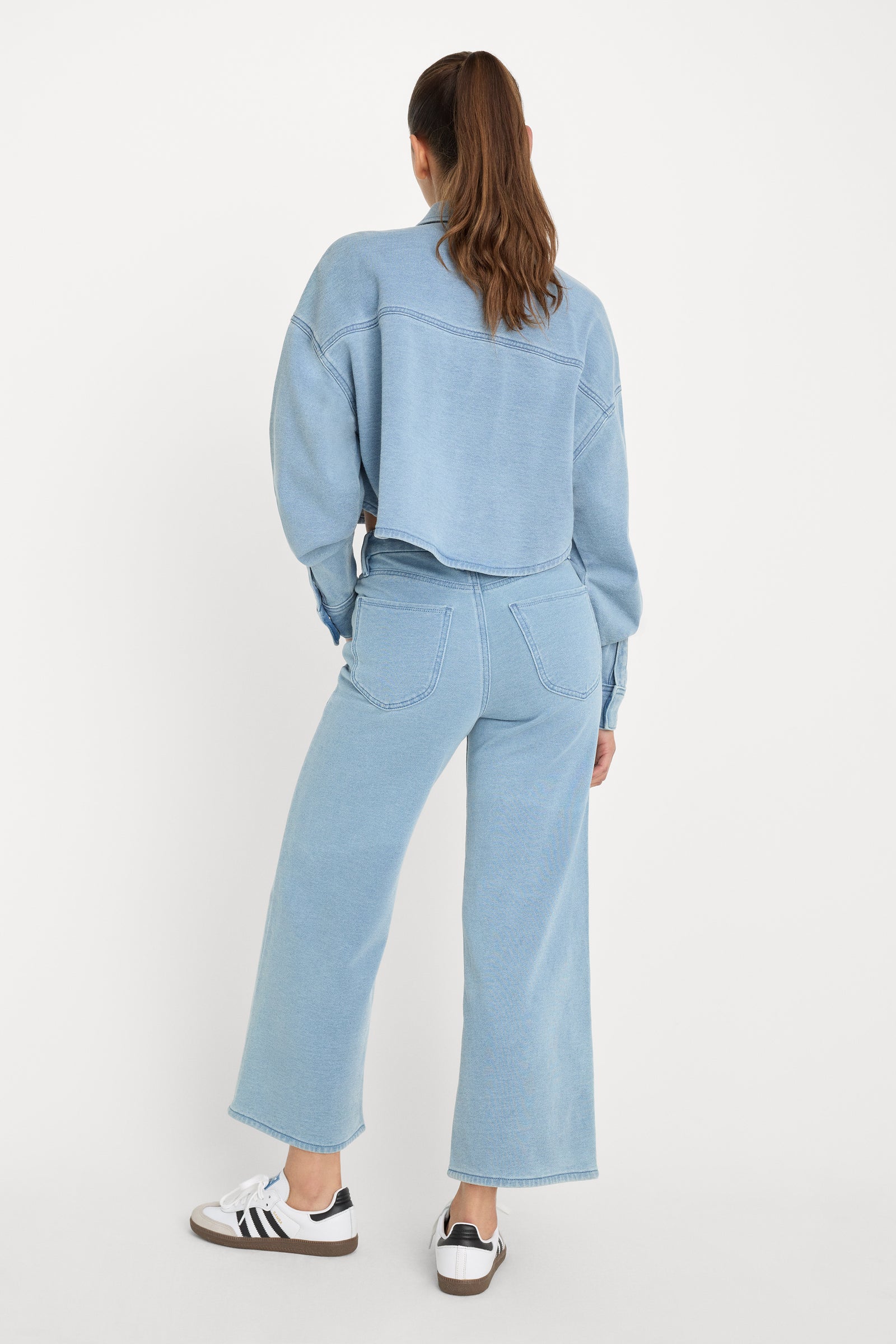 JEANIUS CROP PALAZZO | INDIGO376