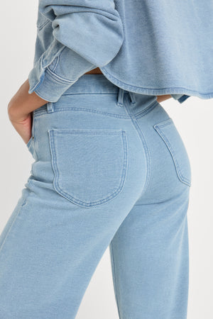 JEANIUS CROP PALAZZO | INDIGO376