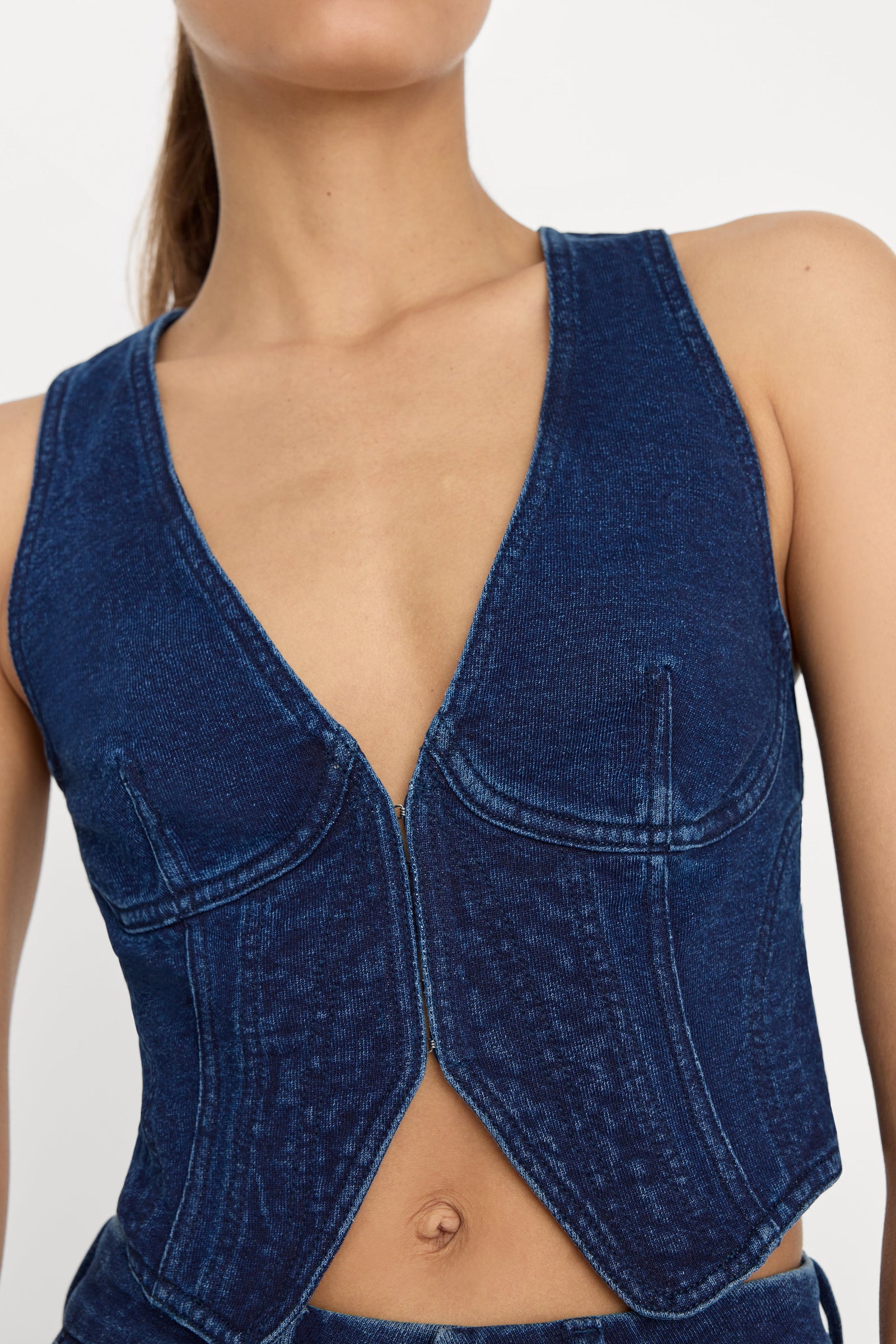 JEANIUS VEST | INDIGO377