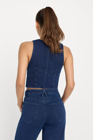 JEANIUS VEST | INDIGO377