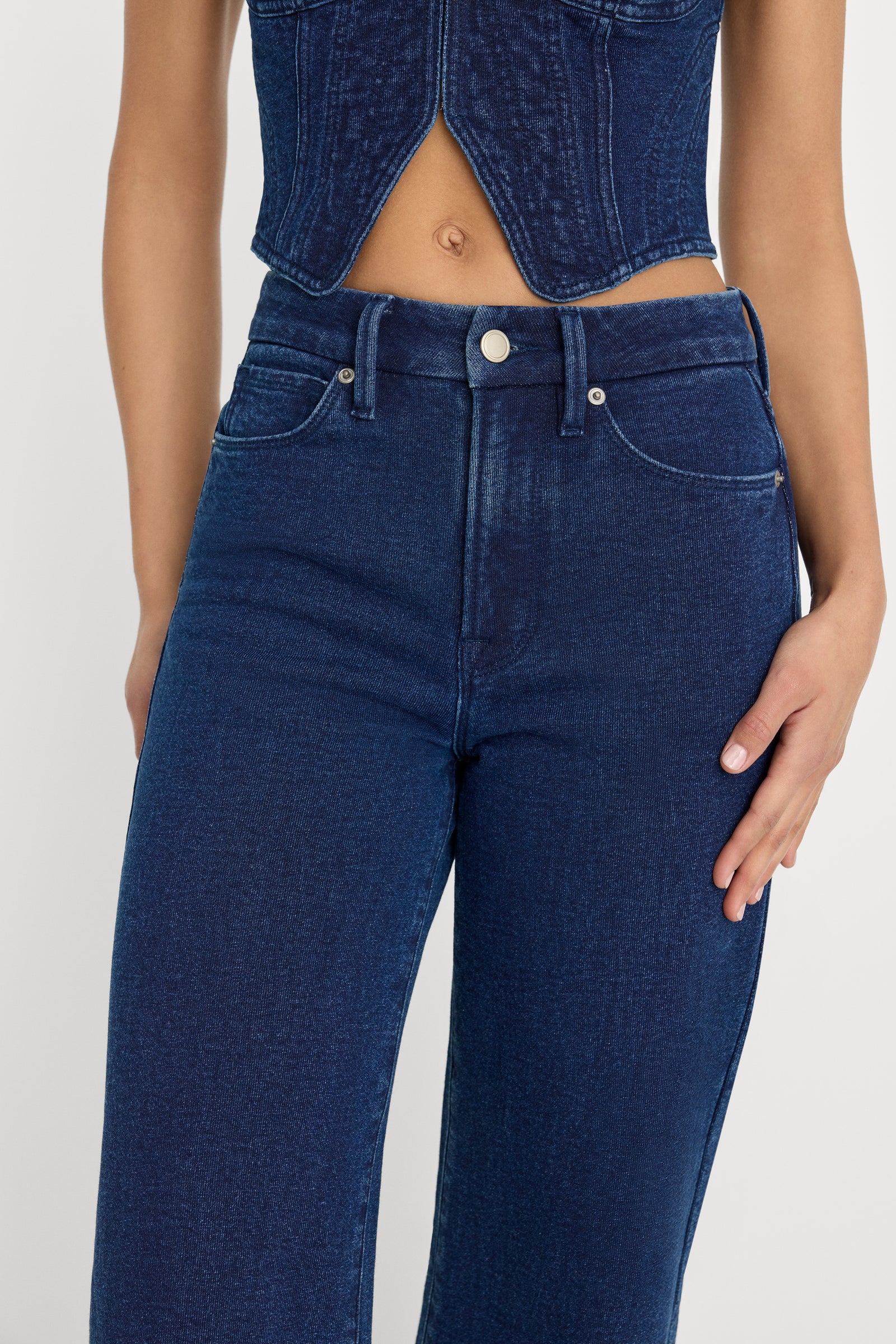 JEANIUS CROP PALAZZO | INDIGO377