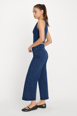 JEANIUS CROP PALAZZO | INDIGO377