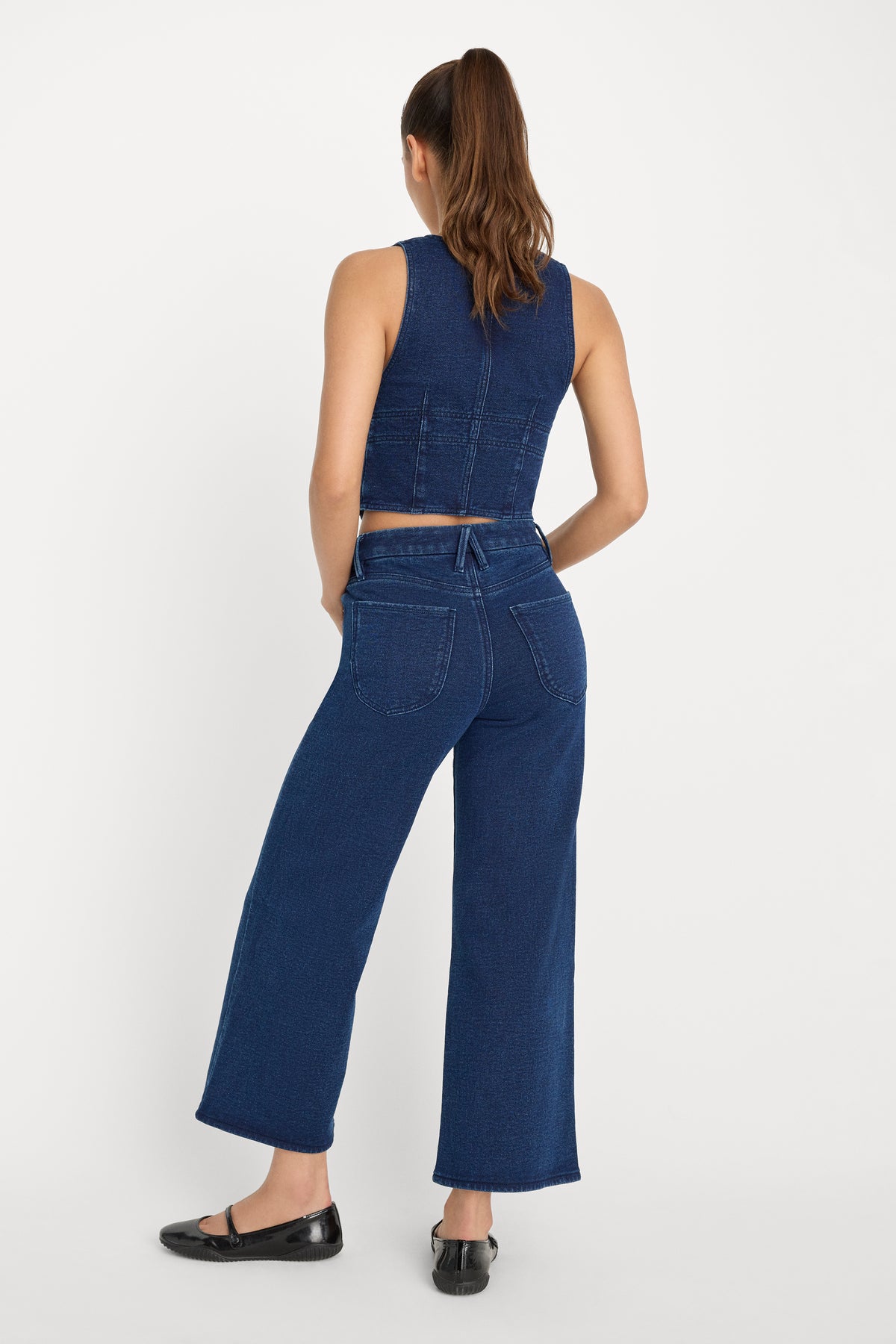 JEANIUS CROP PALAZZO | INDIGO377