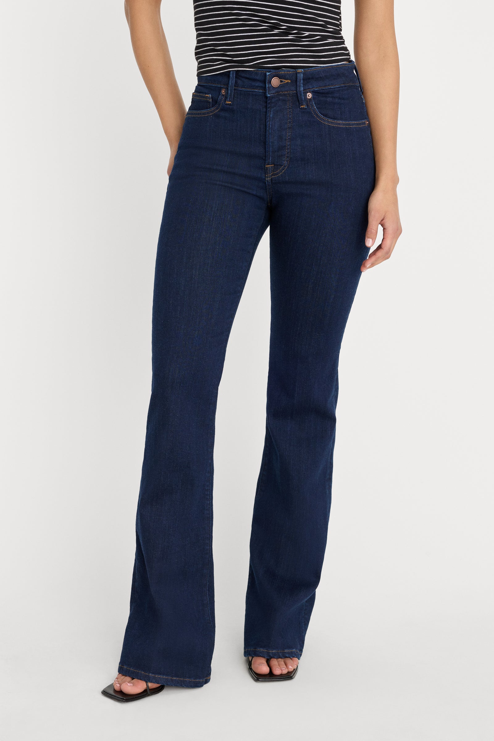 GOOD LEGS FLARE JEANS | INDIGO1153