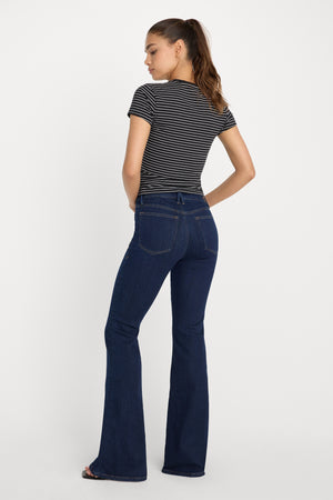GOOD LEGS FLARE JEANS | INDIGO1153