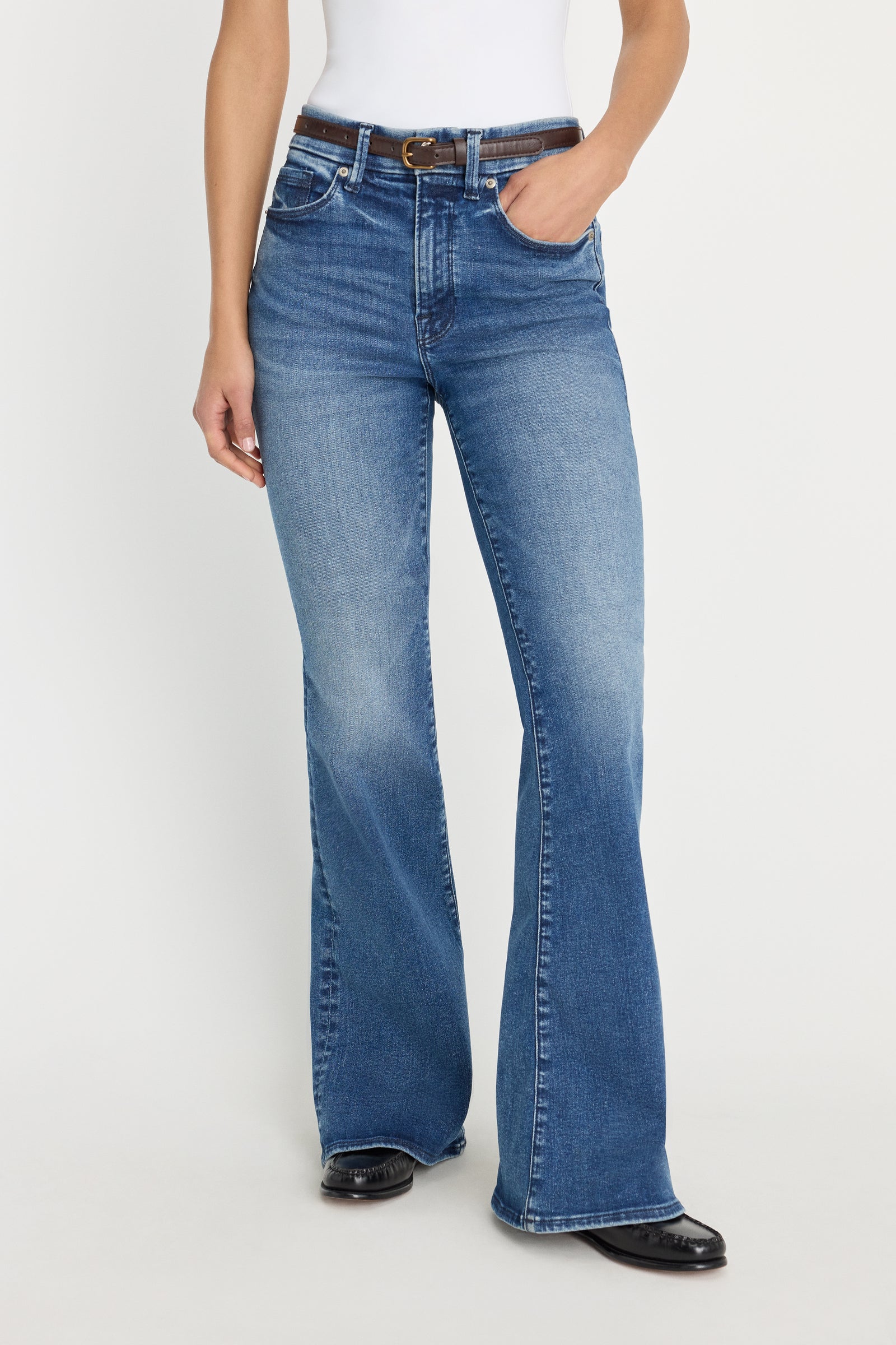 ALWAYS FITS GOOD LEGS FLARE JEANS | INDIGO1071