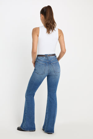 ALWAYS FITS GOOD LEGS FLARE JEANS | INDIGO1071