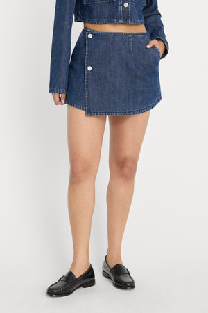 DENIM SKORT | INDIGO1187