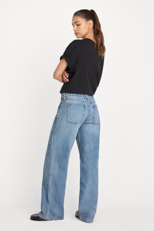 VINTAGE LOW LOOSE JEANS | INDIGO1224