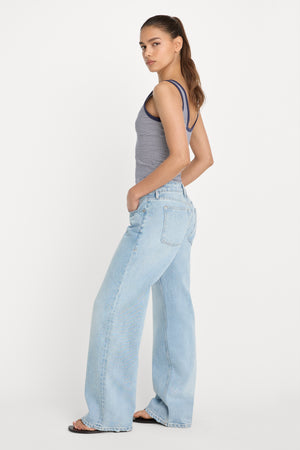 VINTAGE LOW LOOSE JEANS | INDIGO1223