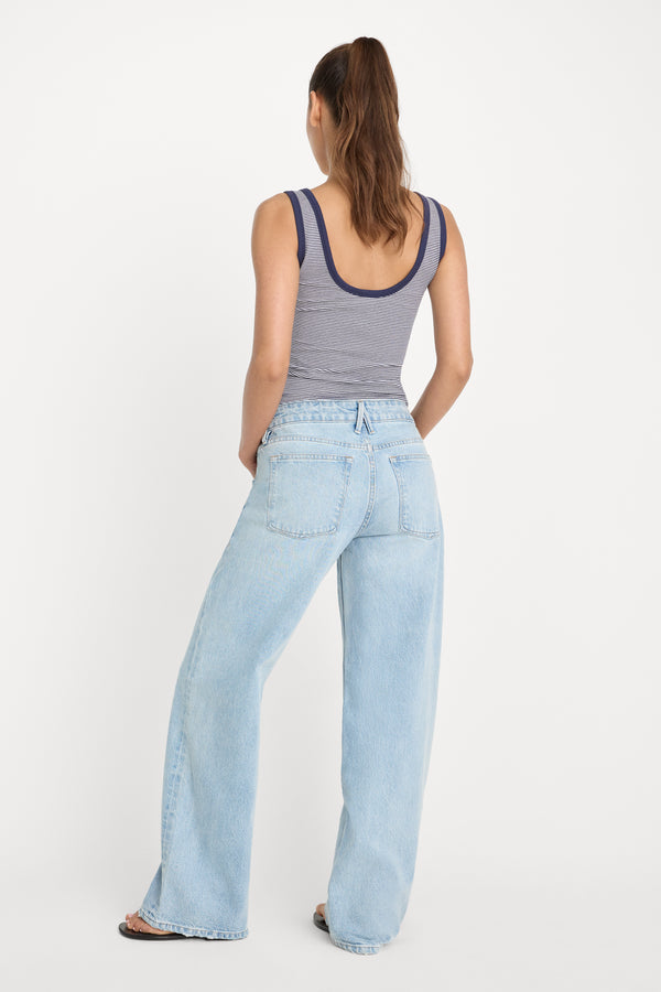 VINTAGE LOW LOOSE JEANS | INDIGO1223