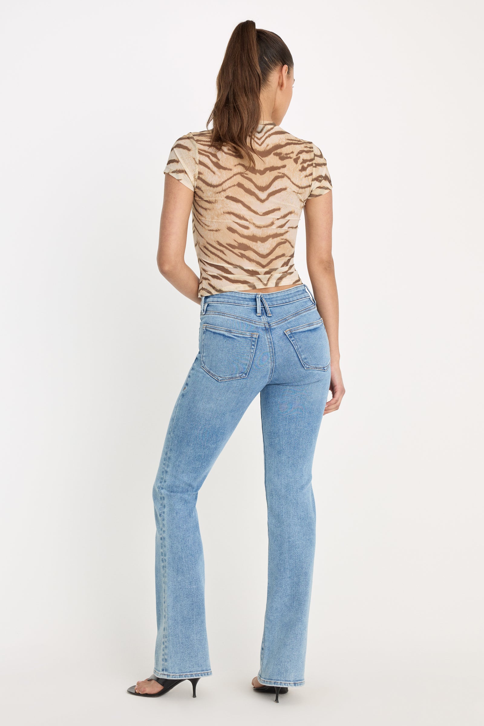 GOOD LOW RISE BOOTCUT JEANS | INDIGO1217