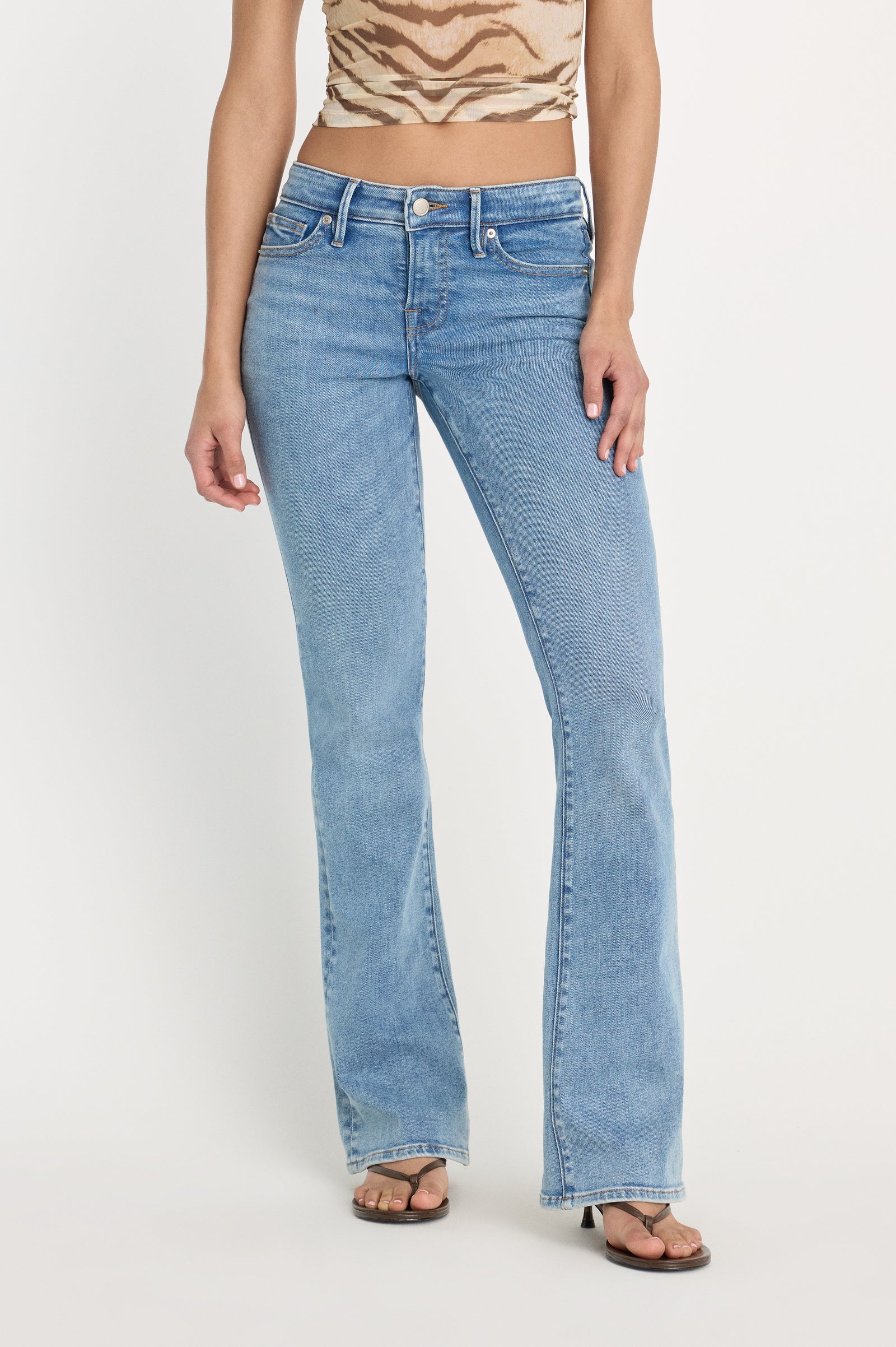 GOOD LOW RISE BOOTCUT JEANS | INDIGO1217
