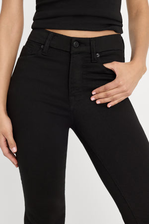 GOOD LEGS FLARE NEVER FADE JEANS | BLACK001