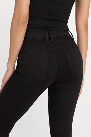 GOOD LEGS FLARE NEVER FADE JEANS | BLACK001