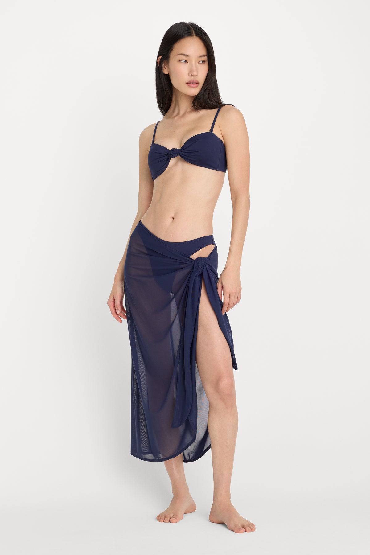 MESH MIDI SARONG | HORIZON INK-3 | GOOD AMERICAN | MODEL_A
