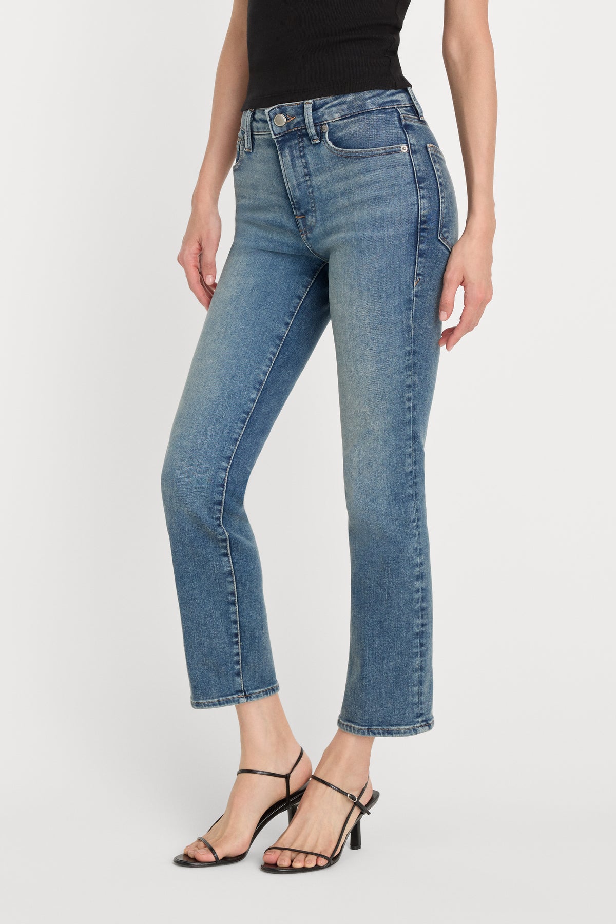 COMPRESSION GOOD LEGS STRAIGHT JEANS | INDIGO254