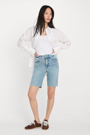 GOOD BOY BERMUDA SHORTS | INDIGO382
