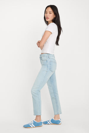 SOFT TECH GOOD LEGS STRAIGHT JEANS | INDIGO1275
