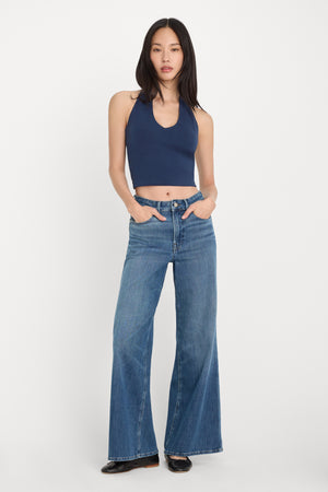 SUPER STRETCH HALTER TANK | HORIZON INK