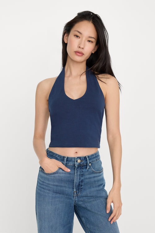 SUPER STRETCH HALTER TANK | HORIZON INK