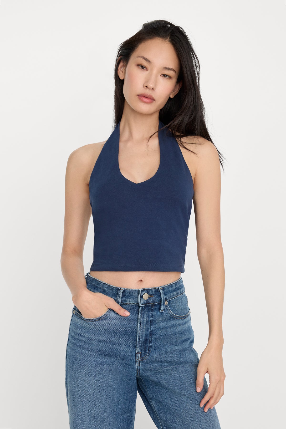 SUPER STRETCH HALTER TANK | HORIZON INK