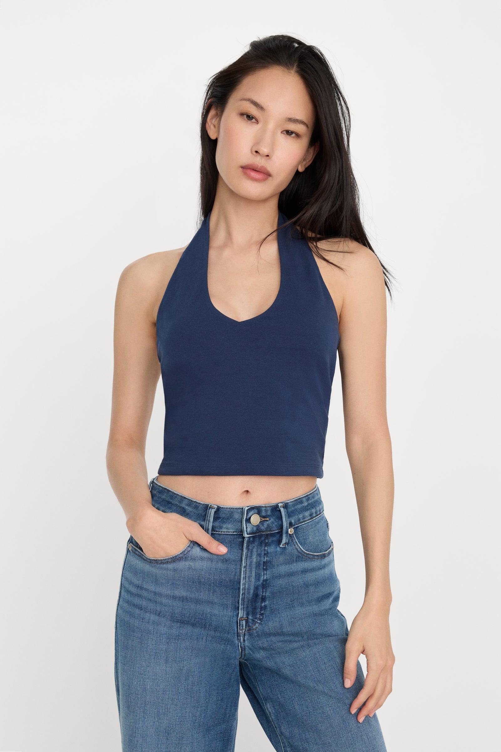 SUPER STRETCH HALTER TANK | HORIZON INK