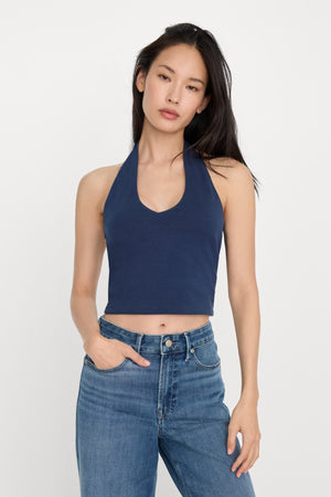 SUPER STRETCH HALTER TANK | HORIZON INK