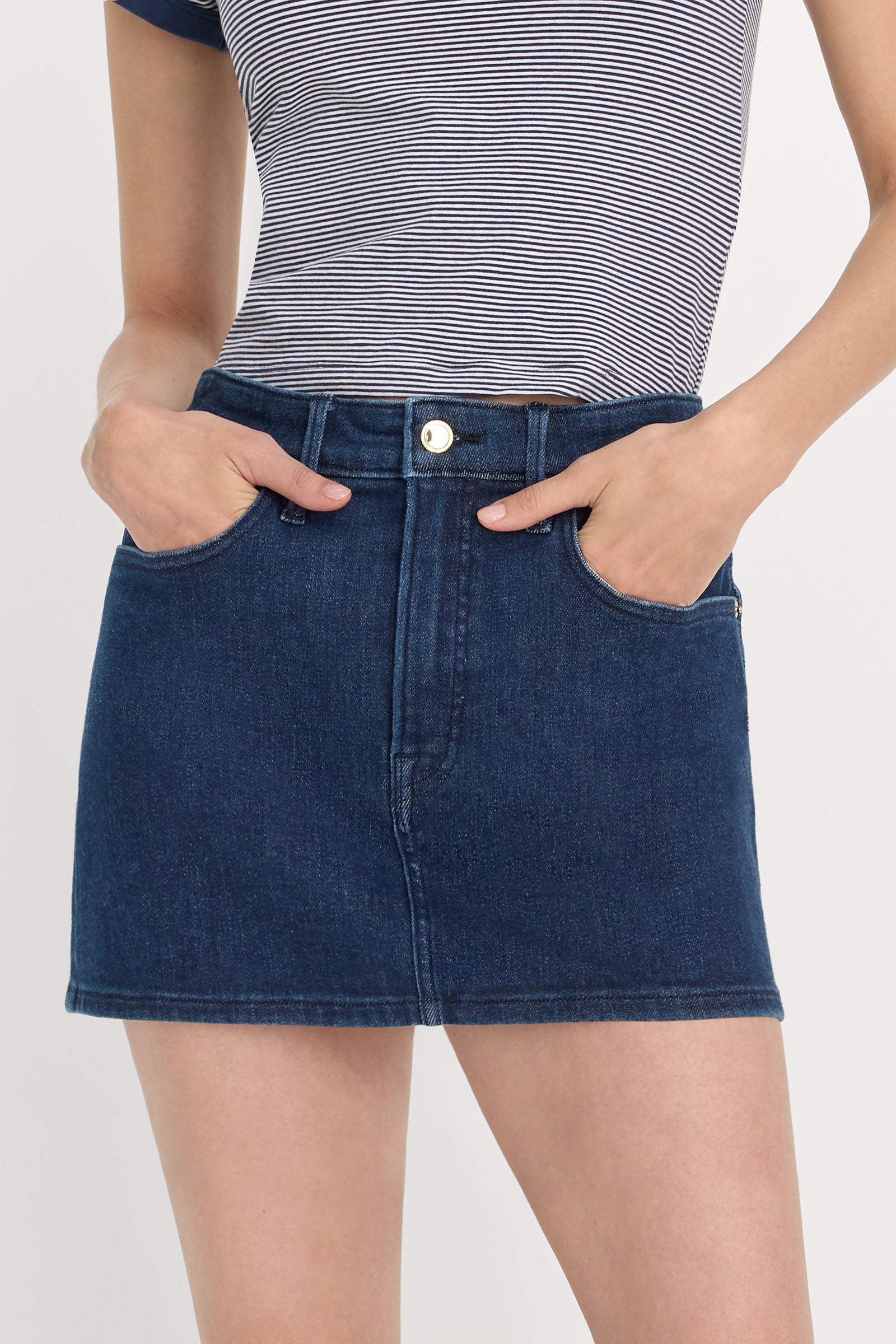 GOOD 90S MINI SKIRT | INDIGO1169