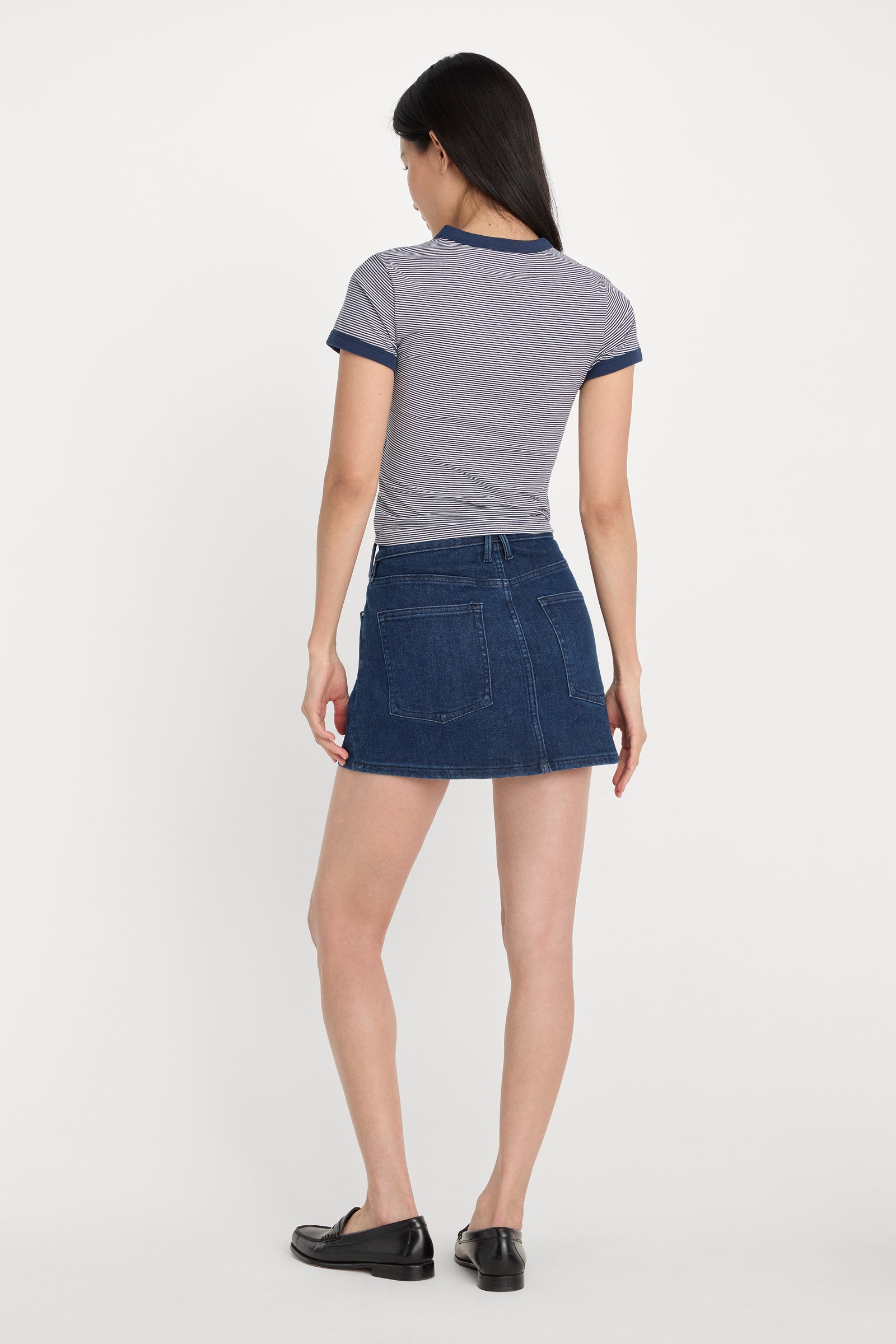 GOOD 90S MINI SKIRT | INDIGO1169