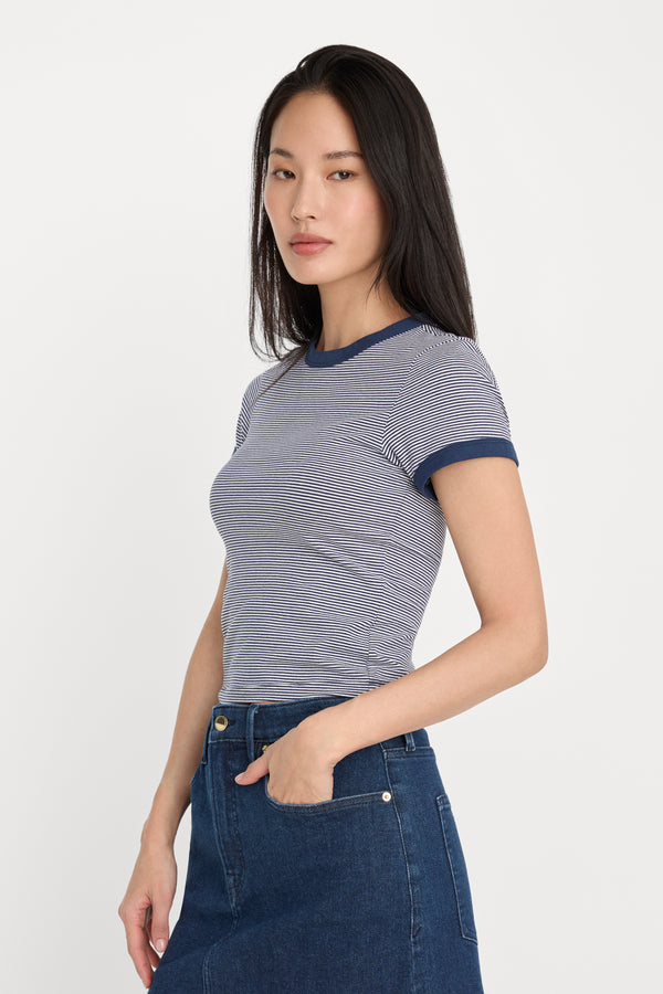 THE RINGER BABY TEE | HORIZON STRIPE