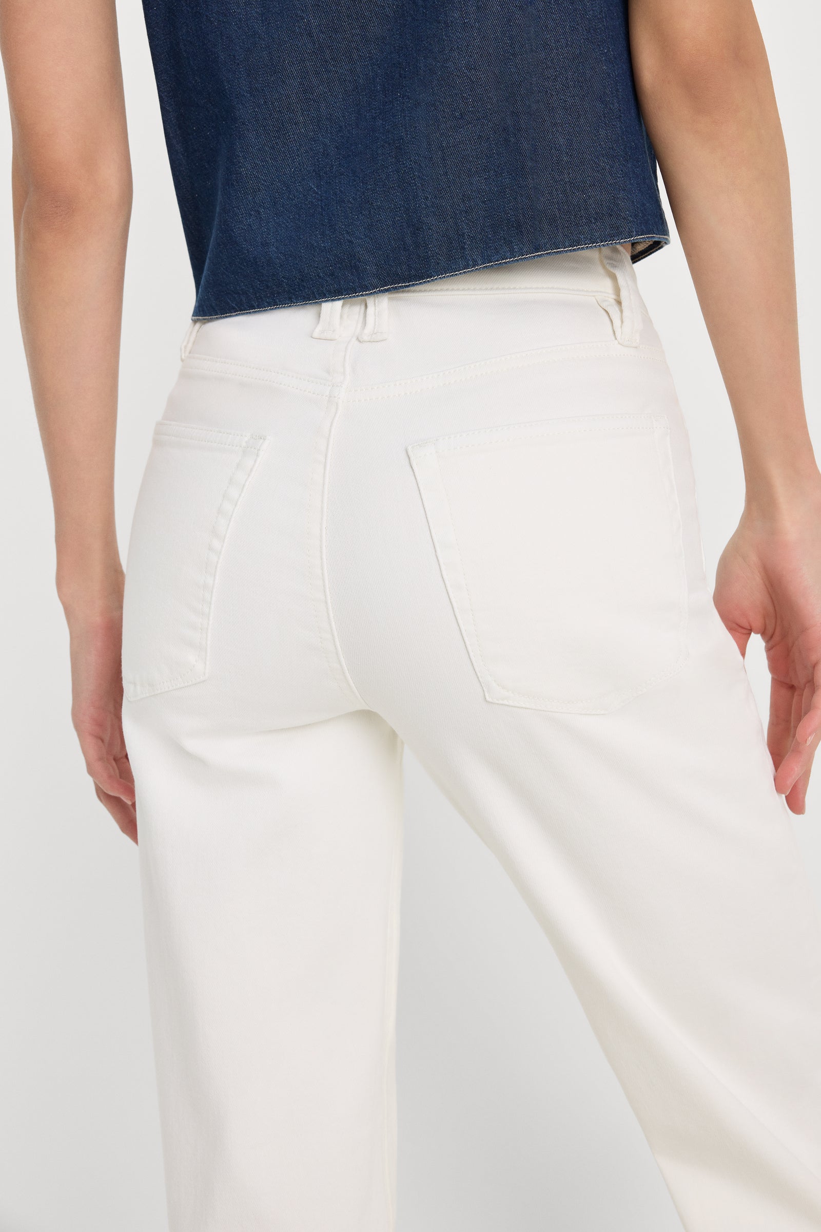 GOOD TRUE STRAIGHT JEANS | WHITE001