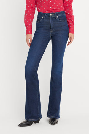 DOLLY JOLEANS GOOD LEGS FLARE JEANS | INDIGO1193