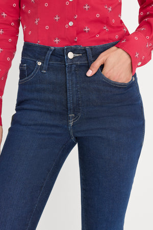 DOLLY JOLEANS GOOD LEGS FLARE JEANS | INDIGO1193