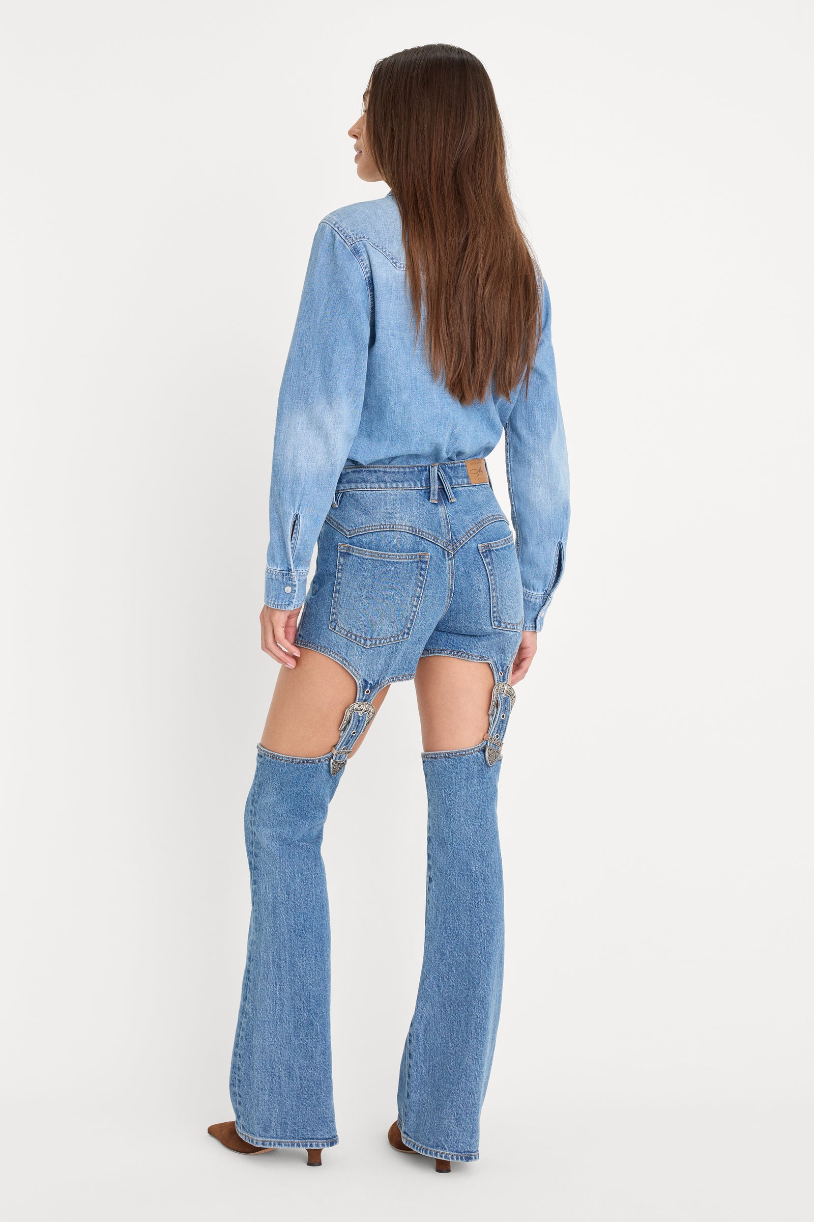 DOLLY JOLEANS BOOTCUT HIGH RISE JEANS | INDIGO1200