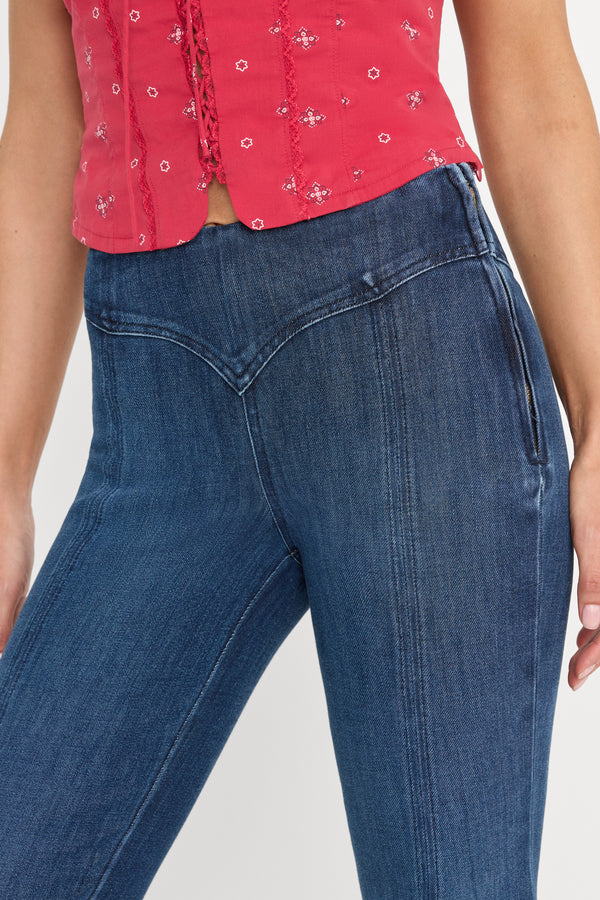 DOLLY JOLEANS EXTREME FLARE JEANS | INDIGO1196