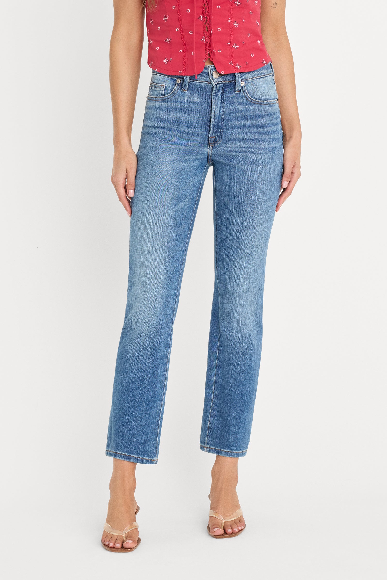 DOLLY JOLEANS STRAIGHT JEANS | INDIGO1194
