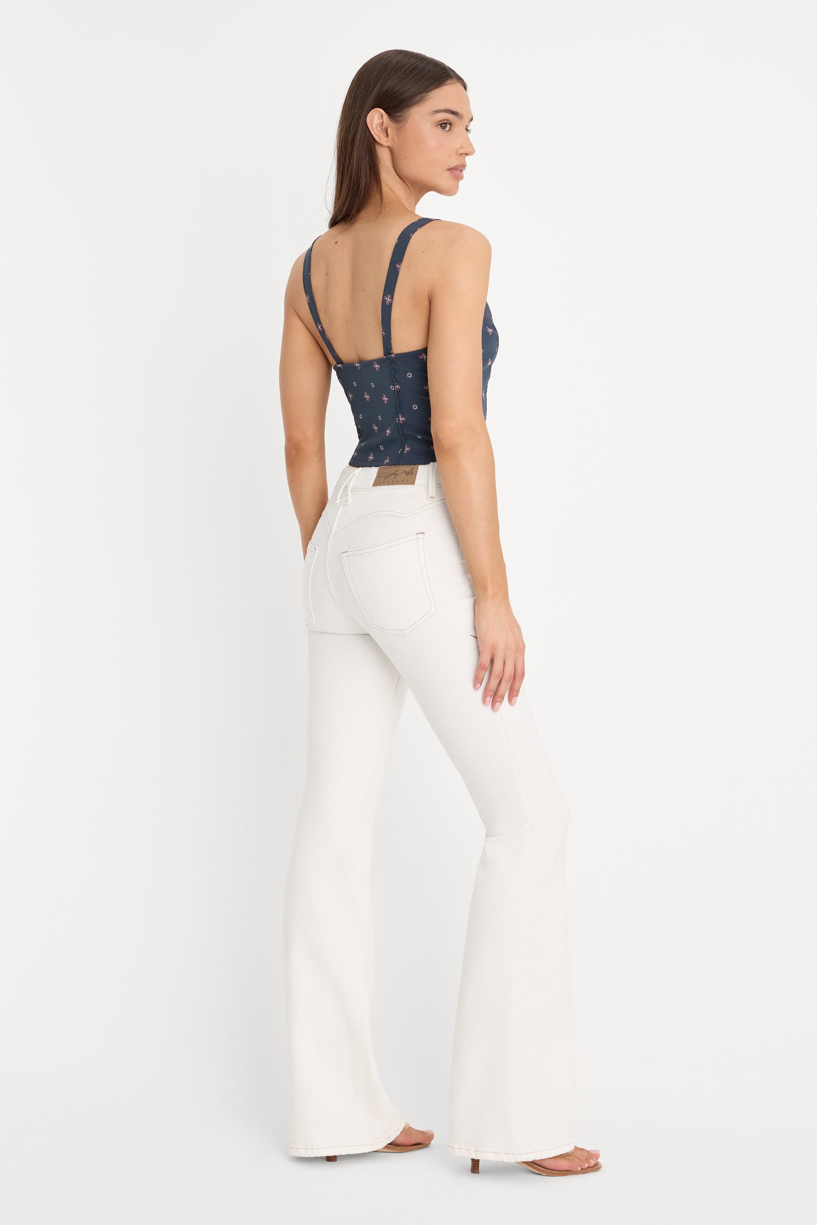 DOLLY JOLEANS GOOD LEGS FLARE JEANS | VINTAGE WHITE