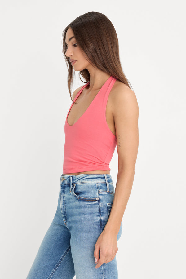 THE HALTER TANK | CORAL BLOSSOM
