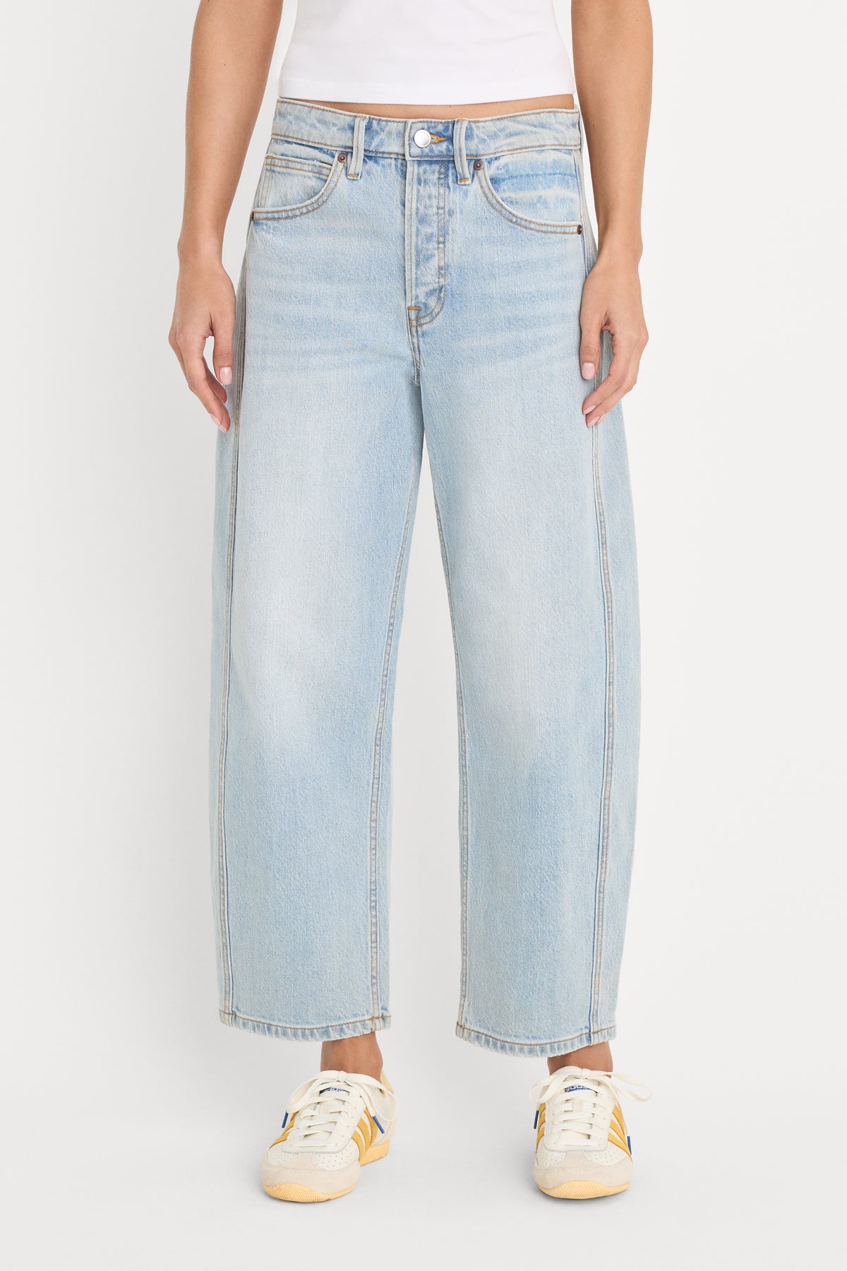 VINTAGE BARREL ANKLE JEANS | INDIGO1351
