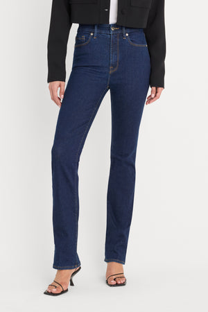 GOOD LEGS STRAIGHT JEANS LONG | DEEPBLUE04