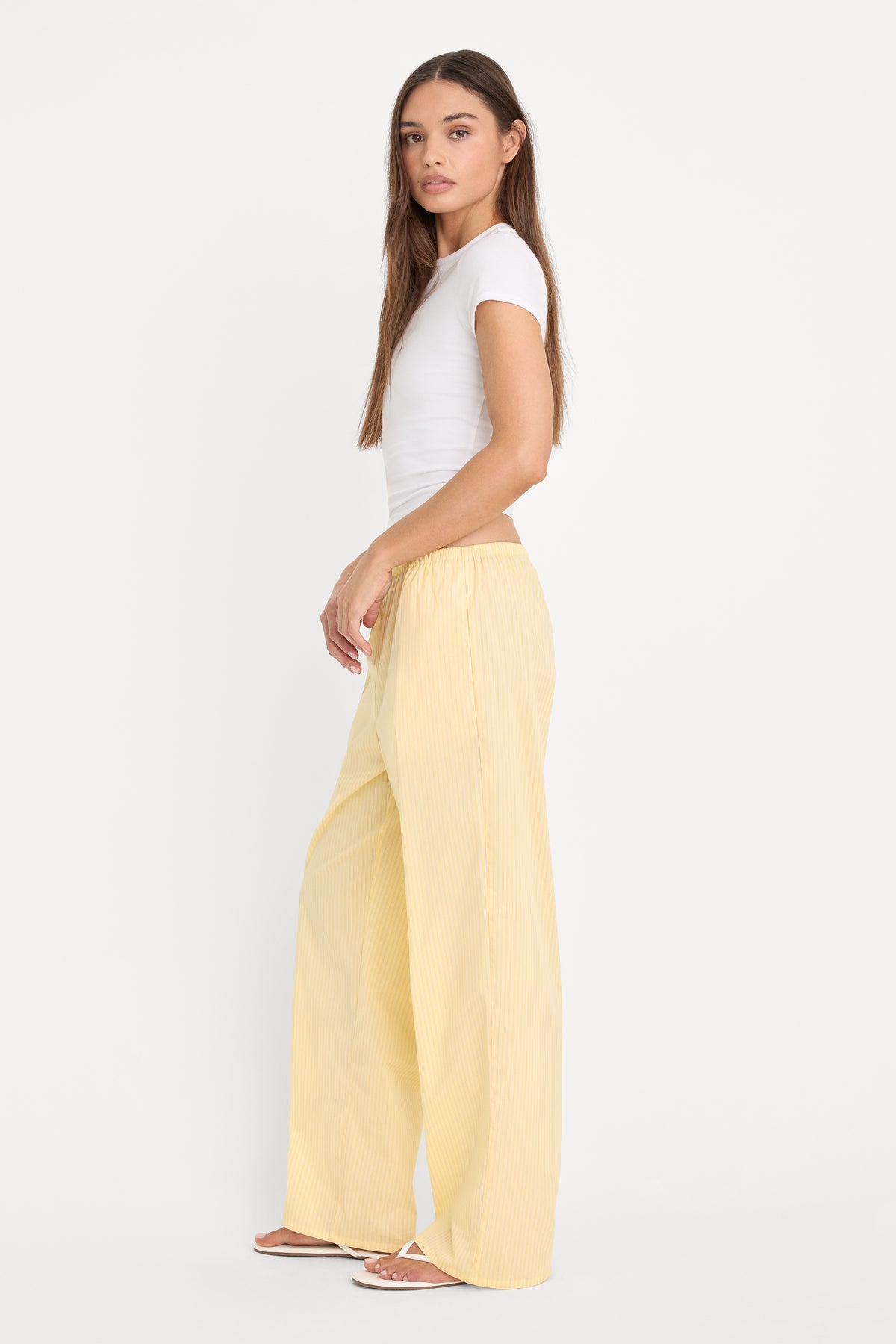 POPLIN PULL ON PANTS | BUTTERBEAM STRIPE