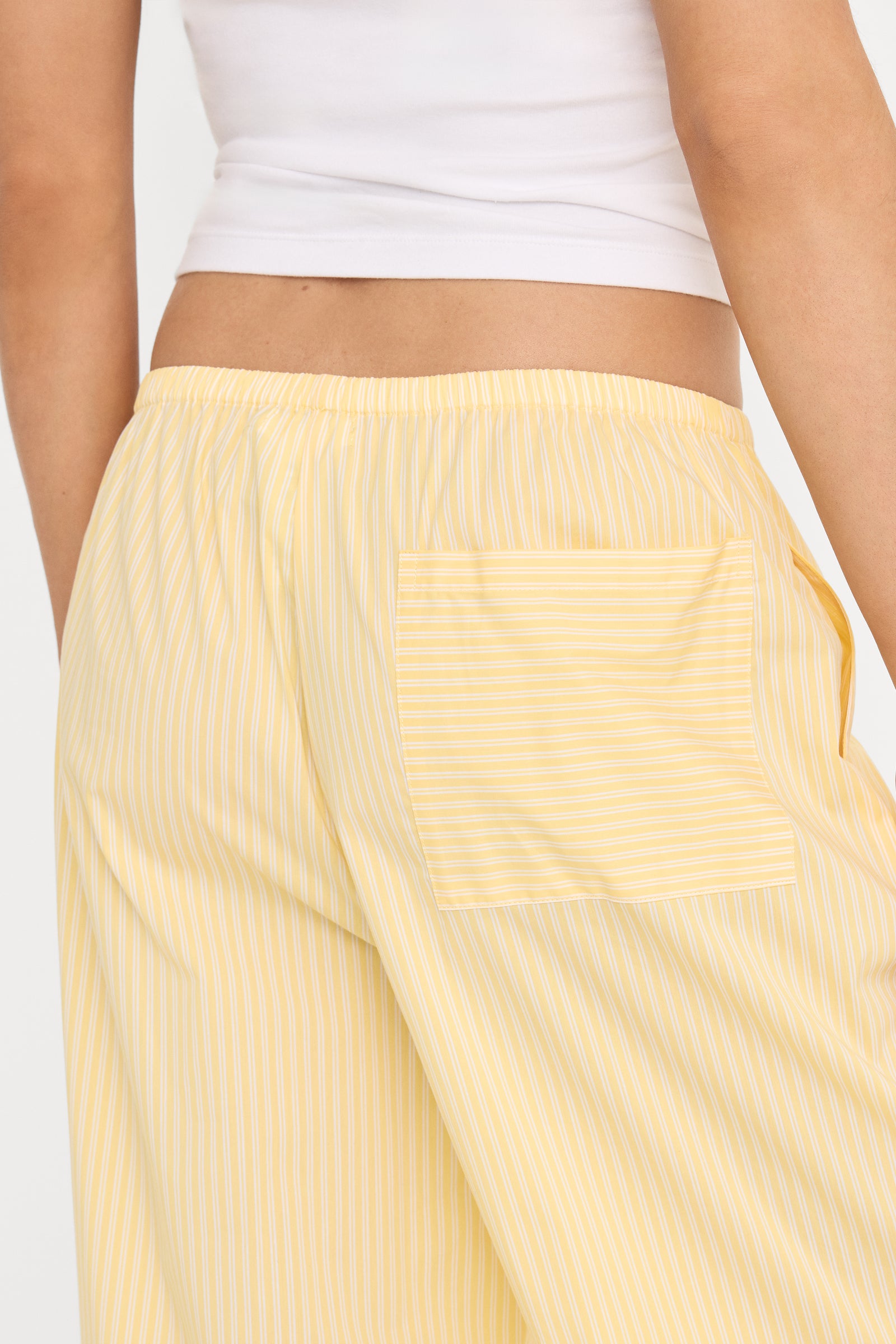 POPLIN PULL ON PANTS | BUTTERBEAM STRIPE